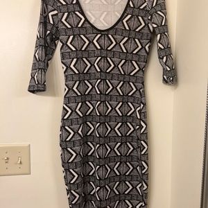 Black and white dress women’s size L-XL